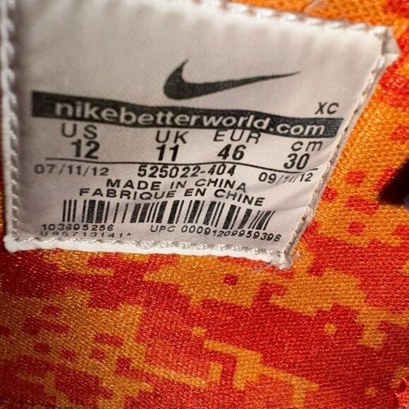 Nike Hyperfuse+ Blue Orange Gators Basketball Shoes Men sz 12 - Picture 6 of 6